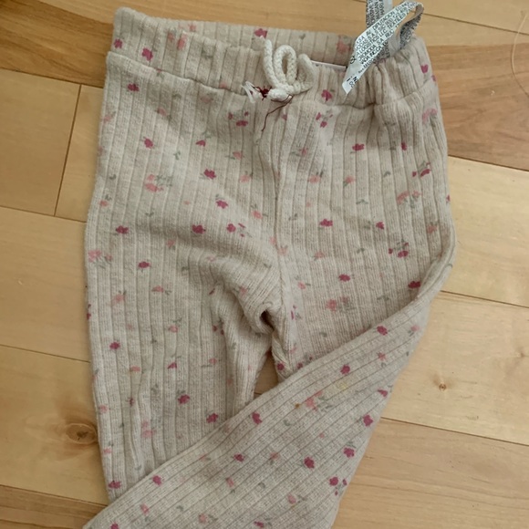 Zara - leggings with floral detail - 12M - Picture 2 of 2